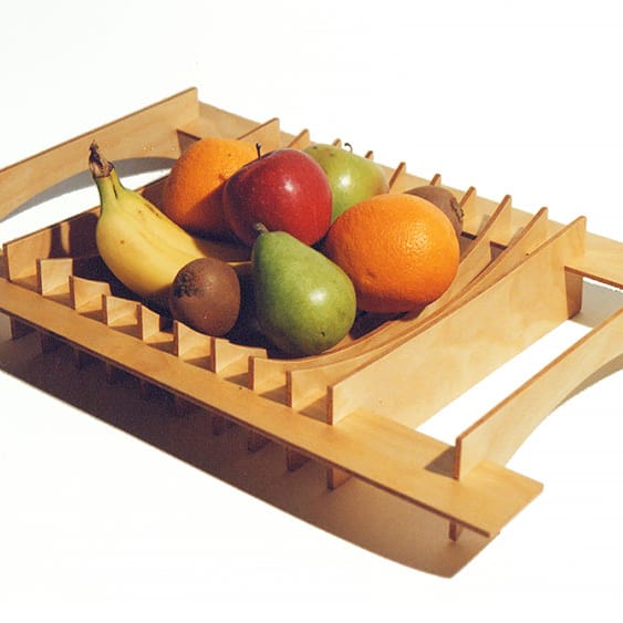 Fruit Basket Design by Yana Frank shown with fruit